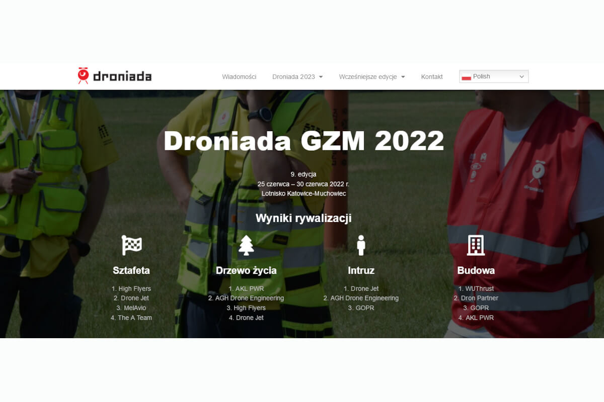 9. Edycji konkursu Droniada GZM 2022 i World Urban Forum WUF11
